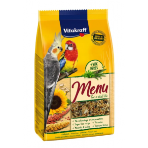 Корм для середніх папуг Vitakraft «Premium Menu» 1 кг