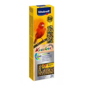 Ласощі для канарок Vitakraft «Kracker Original Feather Care» 60 г / 2 шт. (під час линьки) Ласощі для канарок Vitakraft «Kracker Original Feather Care» 60 г / 2 шт. (під час линьки)