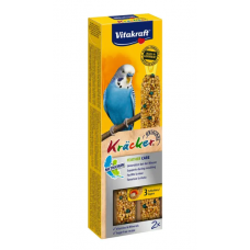 Ласощі для хвилястих папуг Vitakraft «Kracker Original Feather Care» 60 г / 2 шт. (під час линьки) Ласощі для хвилястих папуг Vitakraft «Kracker Original Feather Care» 60 г / 2 шт. (під час линьки)