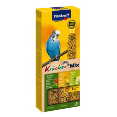 Ласощі для хвилястих папуг Vitakraft «Kracker Original Trio-Mix» 90 г / 3 шт. (асорті) Ласощі для хвилястих папуг Vitakraft «Kracker Original Trio-Mix» 90 г / 3 шт. (асорті)