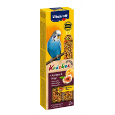 Ласощі для хвилястих папуг Vitakraft «Kracker Original + Apricot & Fig» 60 г / 2 шт. (абрикос та рис) Ласощі для хвилястих папуг Vitakraft «Kracker Original + Apricot & Fig» 60 г / 2 шт. (абрикос та рис)