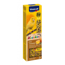 Ласощі для канарок Vitakraft «Kracker Original + Egg & Grass Seeds» 54 г / 2 шт. (яйце та насіння) Ласощі для канарок Vitakraft «Kracker Original + Egg & Grass Seeds» 54 г / 2 шт. (яйце та насіння)
