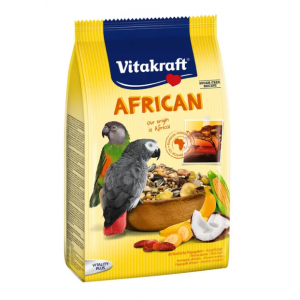 Корм для великих африканських папуг Vitakraft «African» 750 г Корм для великих африканських папуг Vitakraft «African» 750 г