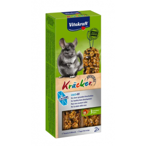 Ласощі для шиншил Vitakraft «Kracker Original Calci Fit» 112 г / 2 шт. (мультимінерал)