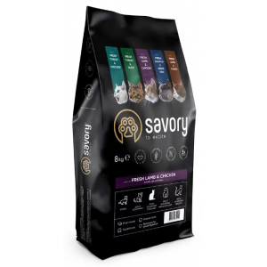 Сухий корм для стерилізованих котів Savory 400 г (ягня та курка) Сухий корм для стерилізованих котів Savory 400 г (ягня та курка)