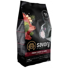 Сухий корм для собак малих порід Savory 1 кг (індичка та ягня) Сухий корм для собак малих порід Savory 1 кг (індичка та ягня)