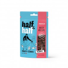 Ласощі для цуценят Half&Half у формі м'ясних кубиків з яловичиною, 100 г