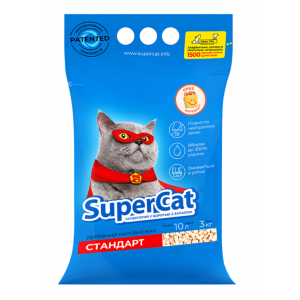 Наповнювач SuperCat стандарт, 3кг (синій) Наповнювач SuperCat стандарт, 3кг (синій)