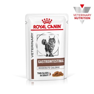 Вологий корм для дорослих котів ROYAL CANIN GASTRO-INTESTINAL MODERATE CALORIE CAT Pouches  0.085 кг