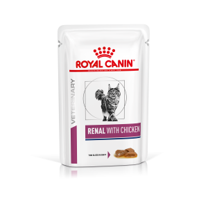 Вологий корм для дорослих котів ROYAL CANIN RENAL FELINE CHICKEN Pouches 0.085 кг