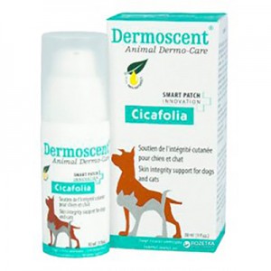 Dermoscent Cicafolia гель-емульсія для стимуляції відновлення шкірного покриву котів та собак, 30 мл