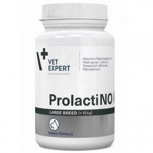VetExpert PROLACTINO LARGE препарат при помилковій щенності собак великих порід, 40 таблеток