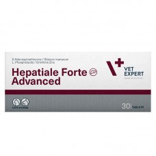 VetExpert Hepatiale Forte Advanced харчова добавка для підтримки функцій печінки собак і котів, 30 таблеток