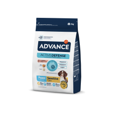 Advance Dog Puppy Sensitive сухий корм для цуценят та вагітних/годуючих з чутливим травленням, 3 кг