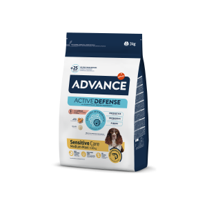 Advance Dog Sensitive Medium/Maxi Salmon & Rice сухий корм для дорослих собак середніх та великих порід з харчовою непереносимістю, 3кг Advance Dog Sensitive Medium/Maxi Salmon & Rice сухий корм для дорослих собак середніх та великих порід з харчовою непереносимістю, 3кг
