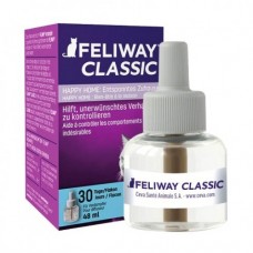 Ceva Feliway Classic Bottle Refill for Diffuser змінний флакон з феромонами для зниження рівня агресії у котів, 48 мл Ceva Feliway Classic Bottle Refill for Diffuser змінний флакон з феромонами для зниження рівня агресії у котів, 48 мл