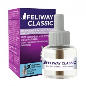 Ceva Feliway Classic Bottle Refill for Diffuser змінний флакон з феромонами для зниження рівня агресії у котів, 48 мл