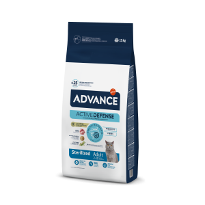 Advance Cat Sterilized сухий корм для дорослих стерилізованих котів, 15 кг Advance Cat Sterilized сухий корм для дорослих стерилізованих котів, 15 кг