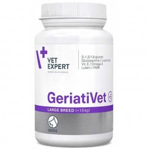 VetExpert GERIATIVET LARGE препарат для літніх собак великих порід вагою від 15 кг, 45 таблеток