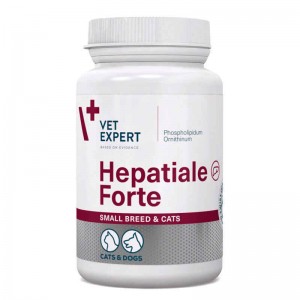 VetExpert Hepatiale Forte Small breed & Cats харчова добавка для підтримки функцій печінки у собак дрібних порід та котів, 40 таблеток VetExpert Hepatiale Forte Small breed & Cats харчова добавка для підтримки функцій печінки у собак дрібних порід та котів, 40 таблеток