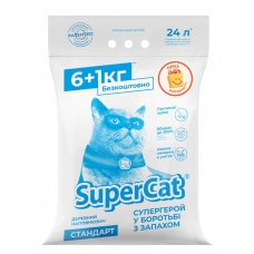 Наповнювач SuperCat стандарт, 6+1кг (синій) Наповнювач SuperCat стандарт, 6+1кг (синій)