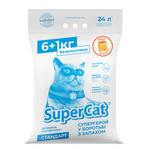 Наповнювач SuperCat стандарт, 6+1кг (синій) Наповнювач SuperCat стандарт, 6+1кг (синій)