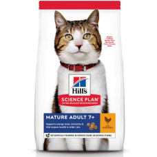 Hills SP Feline Mature Adult 7 + Active Longevity лікувальний корм для захисту внутрішніх органів літніх котів з куркою 1,5 кг Hills SP Feline Mature Adult 7 + Active Longevity лікувальний корм для захисту внутрішніх органів літніх котів з куркою 1,5 кг