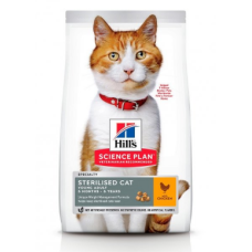 Hills SP Felinе Young Adult Sterilised Cat лікувальний корм для контролю ваги у кастрованих котів і стерилізованих котів з куркою 3 кг Hills SP Felinе Young Adult Sterilised Cat лікувальний корм для контролю ваги у кастрованих котів і стерилізованих котів з куркою 3 кг