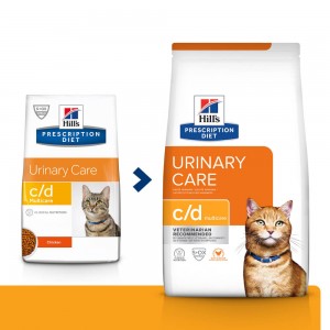 Hills PD Feline C/D Multicare лікувальний корм для профілактики сечокам'яної хвороби у котів з куркою 8 кг