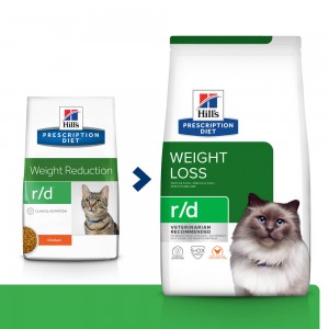 Hills PD Feline R/D лікувальний корм для котів при надмірній вазі 3 кг