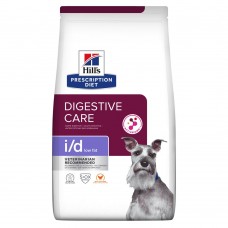 Hill’s Prescription Diet i/d Low Fat Сухий корм для догляду за травленням у собак, зі зниженим вмістом жиру, з куркою, 1,5 кг