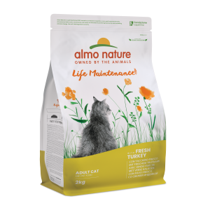 Almo Nature Holistic Fresh Meat Cat сухий корм для дорослих котів зі свіжою індичкою, 2кг Almo Nature Holistic Fresh Meat Cat сухий корм для дорослих котів зі свіжою індичкою, 2кг