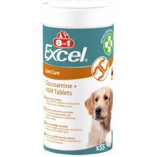 Вітаміни 8in1 Excel Glucosamine + MSM для цуценят та дорослих собак, для суглобів, 55 штук Вітаміни 8in1 Excel Glucosamine + MSM для цуценят та дорослих собак, для суглобів, 55 штук