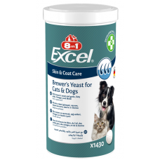 Вітаміни 8in1 Excel Brewers Yeast для собак та котів, пивні дріжджі з часником, для шкіри та шерсті, 1430 штук Вітаміни 8in1 Excel Brewers Yeast для собак та котів, пивні дріжджі з часником, для шкіри та шерсті, 1430 штук