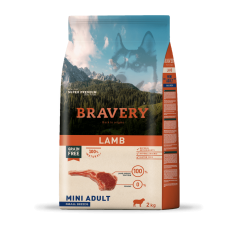 BRAVERY Lamb Mini Adult сухий корм для дорослих собак дрібних порід, з ягням 2 кг