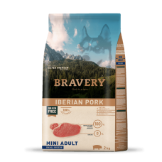 BRAVERY Iberian Pork Mini Adult сухий корм для дорослих собак дрібних порід, з іберійською свининою 2 кг