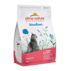 Almo Nature Holistic Fresh Meat Cat сухий корм для дорослих стерилізованих котів зі свіжим лососем, 2кг