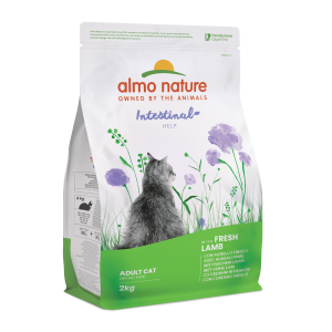 Almo Nature Holistic Fresh Meat Cat сухий корм для дорослих котів з чутливим травленням зі свіжим ягням, 2кг Almo Nature Holistic Fresh Meat Cat сухий корм для дорослих котів з чутливим травленням зі свіжим ягням, 2кг
