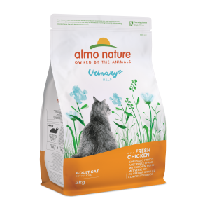 Almo Nature Holistic Fresh Meat Cat сухий корм для профілактики сечокам'яної хвороби у дорослих котів зі свіжою куркою, 2кг Almo Nature Holistic Fresh Meat Cat сухий корм для профілактики сечокам'яної хвороби у дорослих котів зі свіжою куркою, 2кг