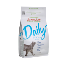 Almo Nature Daily Cat Sterilised повнораціонний сухий корм для дорослих стерилізованих котів, з тунцем 1,2 кг