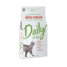 Almo Nature Daily Cat сухий корм для дорослих котів з куркою та індичкою, 12 кг