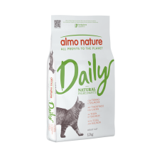 Almo Nature Daily Cat сухий корм для дорослих котів з тунцем і лососем, 12 кг