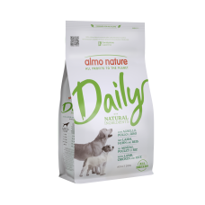 Almo Nature Daily Dog повнораціонний сухий корм для дорослих собак всіх порід, з ягням, куркою і рисом 1,2 кг Almo Nature Daily Dog повнораціонний сухий корм для дорослих собак всіх порід, з ягням, куркою і рисом 1,2 кг