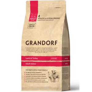 Grandorf CAT ADULT INDOOR Lamb &Turkey сухий корм для котів, що живуть у приміщенні, з ягням 400 г Grandorf CAT ADULT INDOOR Lamb &Turkey сухий корм для котів, що живуть у приміщенні, з ягням 400 г