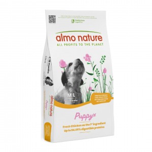 Almo Nature Holistic Fresh Meat Dog M-L сухий корм для цуценят середніх і крупних порід зі свіжою куркою, 2кг Almo Nature Holistic Fresh Meat Dog M-L сухий корм для цуценят середніх і крупних порід зі свіжою куркою, 2кг