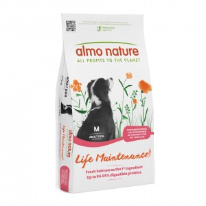 Almo Nature Holistic Fresh Meat Dog M-L сухий корм для дорослих собак середніх і крупних порід зі свіжим лососем, 2кг Almo Nature Holistic Fresh Meat Dog M-L сухий корм для дорослих собак середніх і крупних порід зі свіжим лососем, 2кг