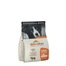 Almo Nature Holistic Fresh Meat Dog M-L сухий корм для дорослих собак середніх і крупних порід зі свіжою яловичиною, 2кг Almo Nature Holistic Fresh Meat Dog M-L сухий корм для дорослих собак середніх і крупних порід зі свіжою яловичиною, 2кг