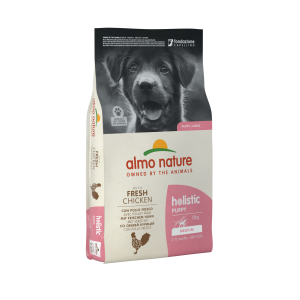 Almo Nature Holistic Fresh Meat Dog M сухий корм для цуценят середніх порід зі свіжою куркою, 12кг Almo Nature Holistic Fresh Meat Dog M сухий корм для цуценят середніх порід зі свіжою куркою, 12кг