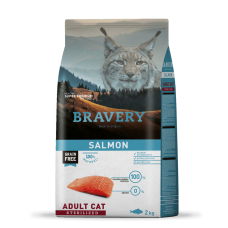 BRAVERY Salmon Adult Cat Sterilized сухий корм для дорослих стерилізованих котів, з лососем 2 кг