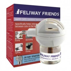 Ceva Feliway Diffuser Friends препарат для корекції поведінки між кішками, дифузор + флакон, 48 мл